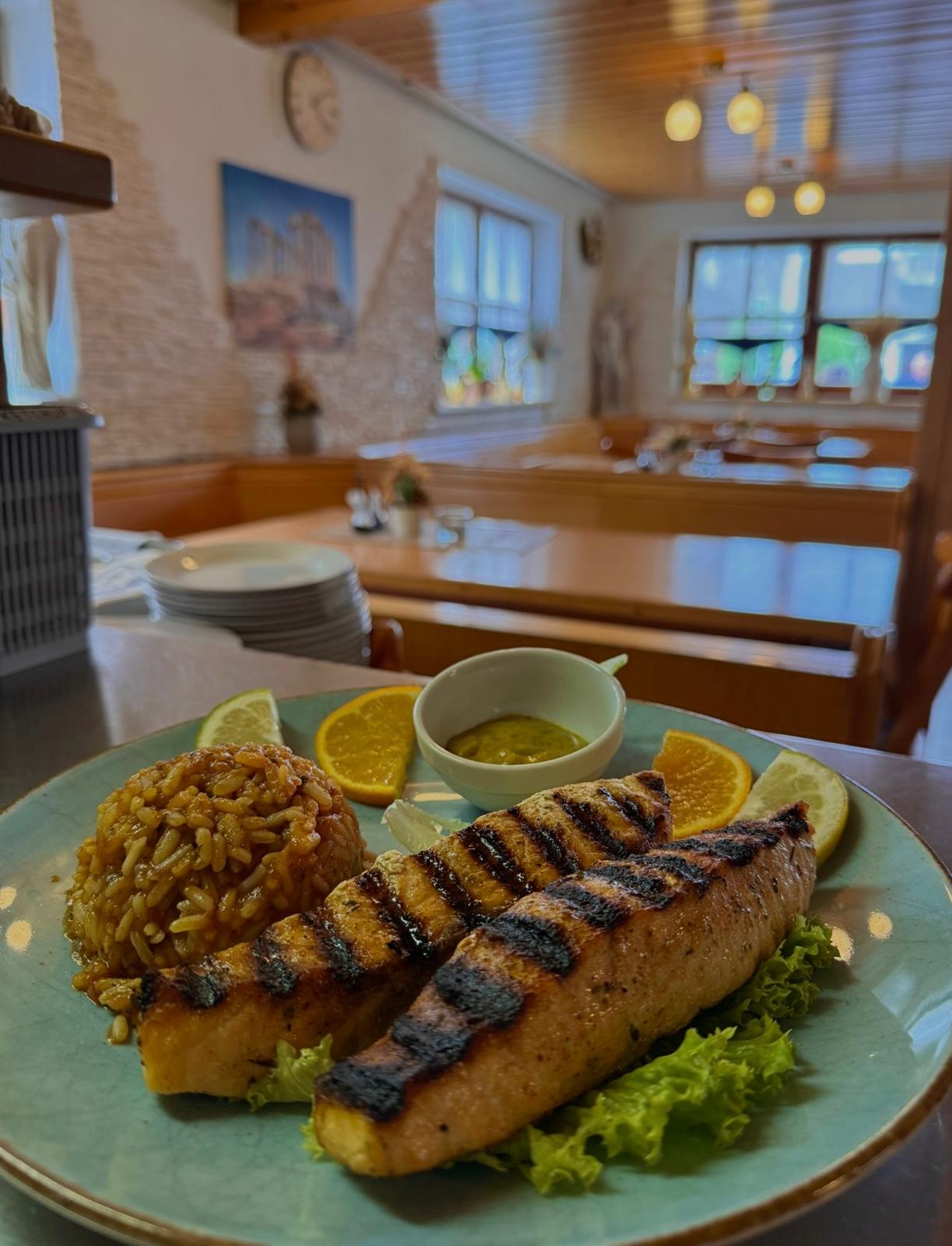 Lachsfilet vom Grill